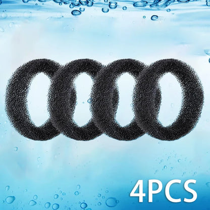 4PCS Pet Fountain Filter Pet Water round Filter Foam for Cat Drink Fountain Cat Water Sponge Filter Cat Fountain Replacement